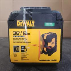 Phoenix NEW DEWALT 40 ft. Red Self-Leveling Cross Line Laser Level with (2) AA Batteries & Case
