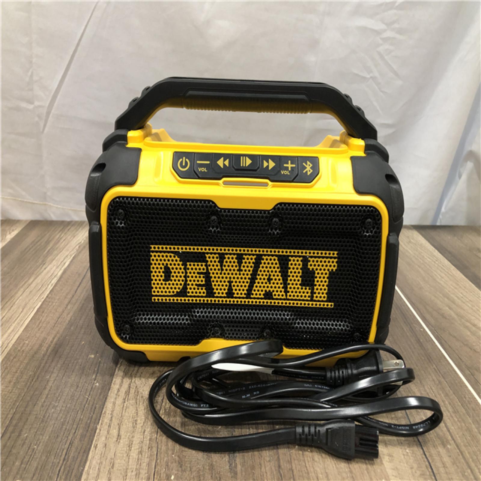 AS-IS DEWALT 20V MAX Cordless Bluetooth Speaker (Tool Only)