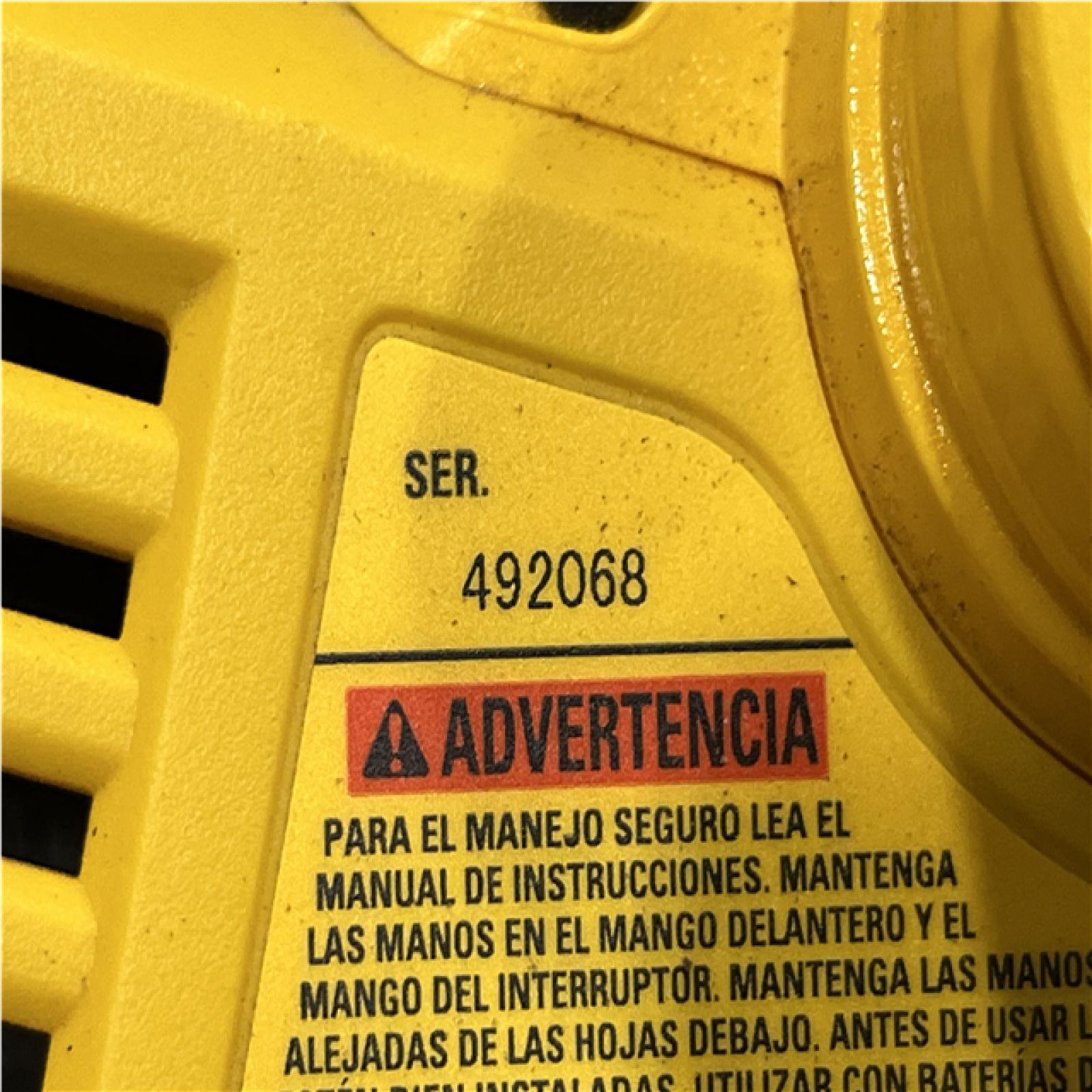 AS-IS DEWALT 20V MAX XR Cordless Brushless 3-1/4 in. Planer (Tool Only)