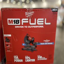 DALLAS LOCATION - Milwaukee M18 FUEL 18V Lithium-Ion Brushless Cordless 12 in. Dual Bevel Sliding Compound Miter Saw Kit with One 12.0Ah Battery