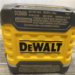 AS-IS DEWALT FLEXVOLT 20V/60V MAX Lithium-Ion 6.0Ah Battery Pack