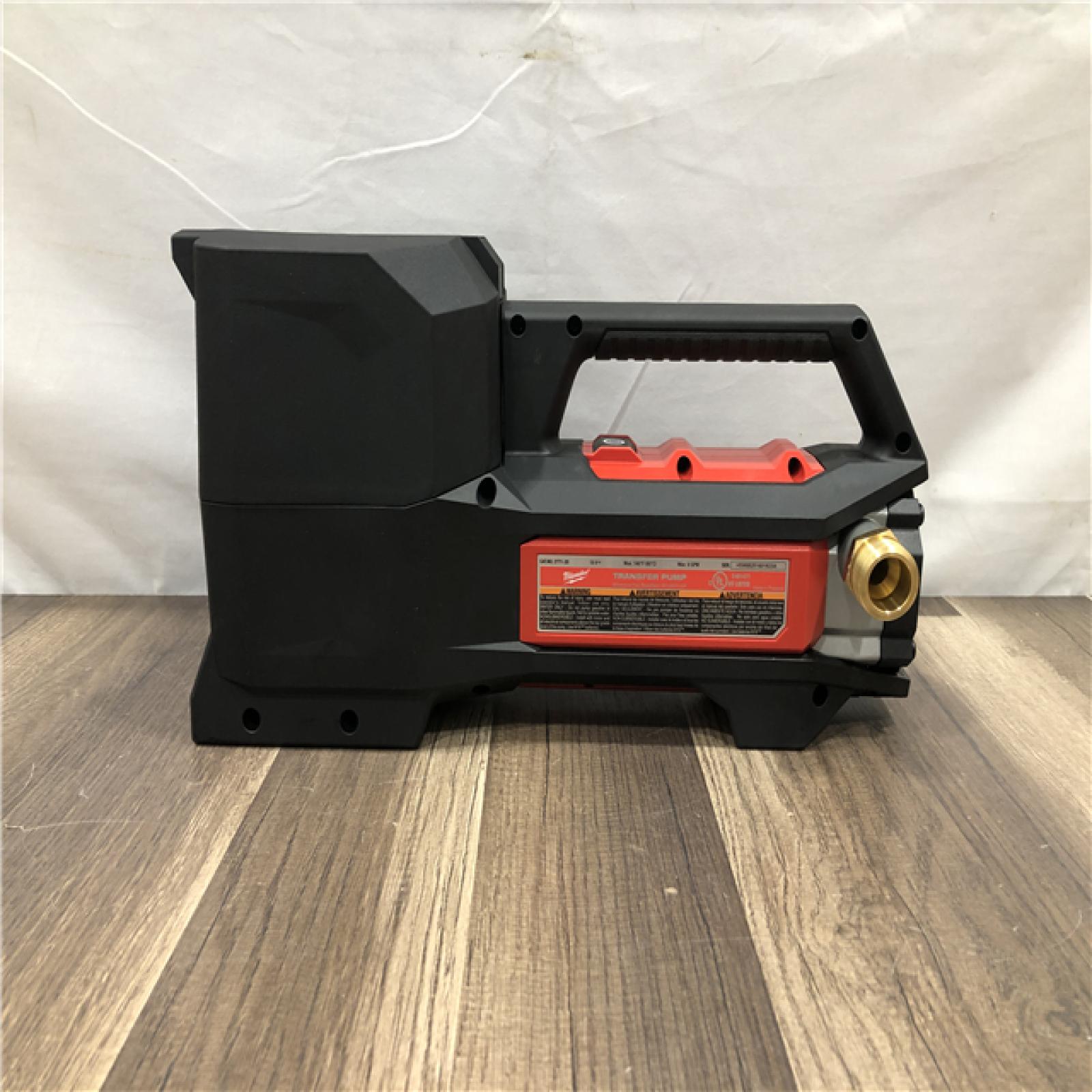 AS-IS Milwaukee 18-Volt 1/4 HP Lithium-Ion Cordless Transfer Pump (Tool Only)