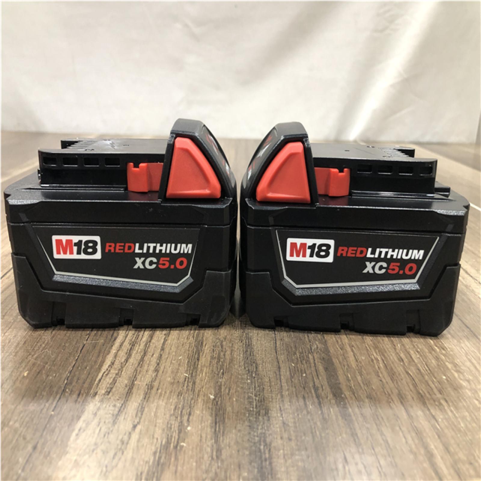 AS-IS Milwaukee FUEL 18V Lithium-Ion Brushless Cordless Hammer Drill and Impact Driver Combo Kit