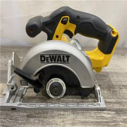 AS-IS DEWALT 20-Volt MAX Lithium-Ion Cordless 6-1/2 in. Circular Saw (Tool-Only)
