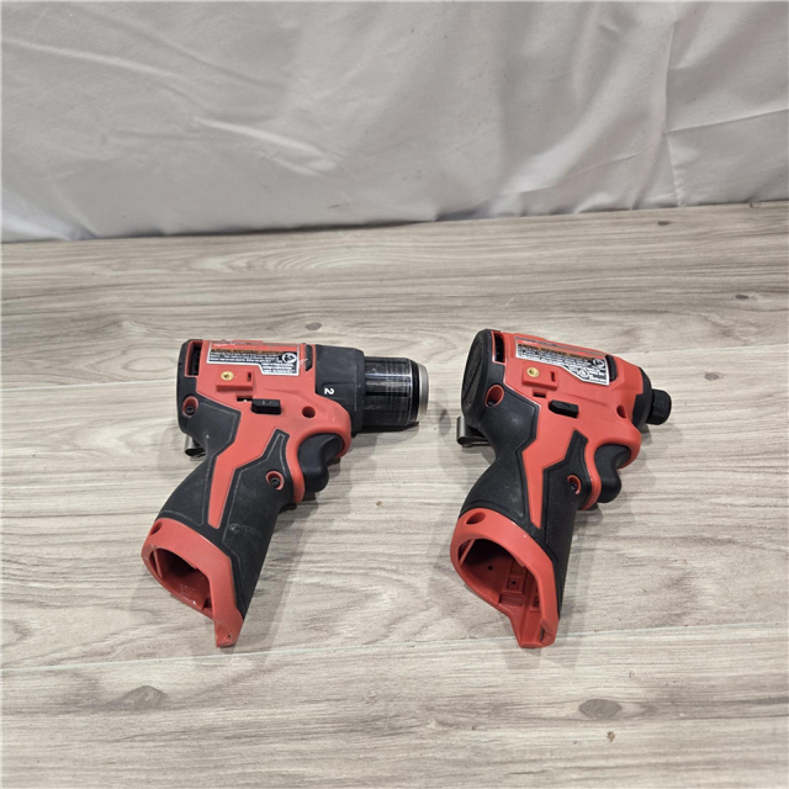 AS-IS Milwaukee M12 Cordless Brushless 2 Tool Combo Kit