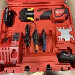 AS-IS- Milwaukee M18 18V Lithium-Ion Cordless Short Throw PEX Press Tool Kit
