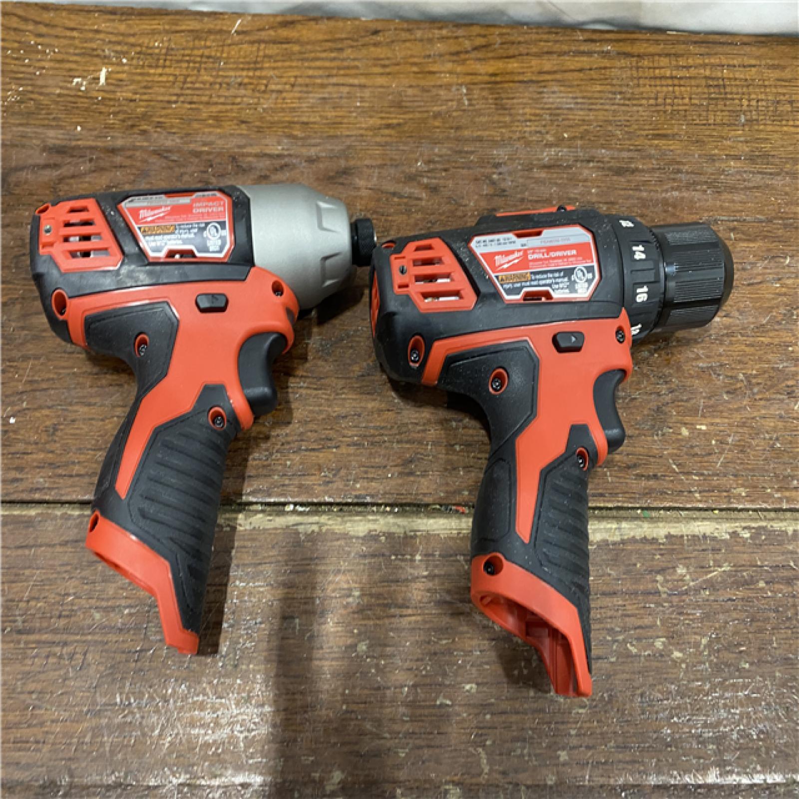 AS-IS Milwaukee 2497-22 M12 Hammer Drill and Impact Combo