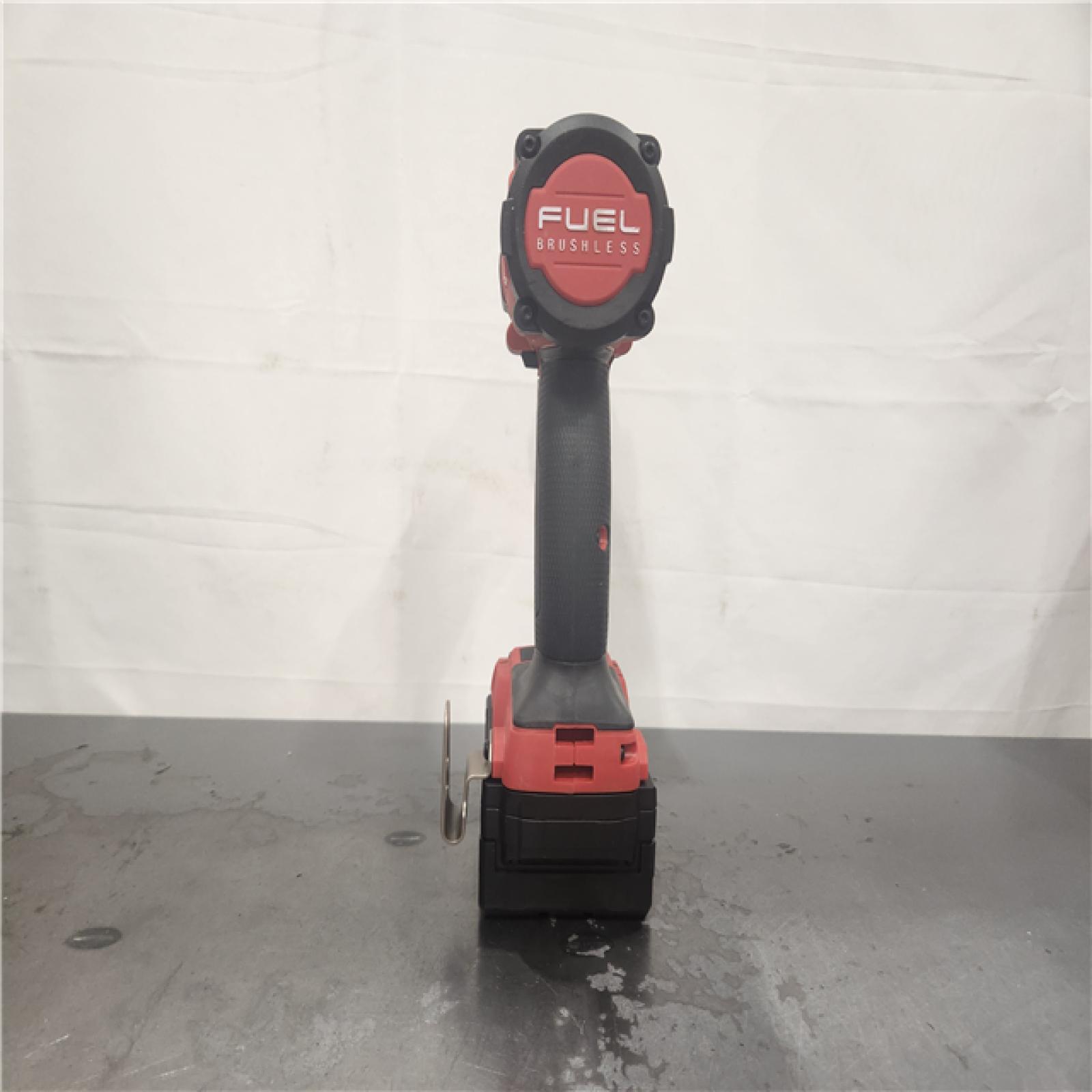 AS-IS- Milwaukee M18 1/2 in. Cordless Brushless High Torque Impact Wrench Kit (Battery & Charger)