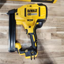 HOUSTON LOCATION - AS-IS DeWALT DCN681D1 20V MAX 18ga Cordless Brushless Narrow Crown Stapler Kit w/ BATTERY & CHARGER