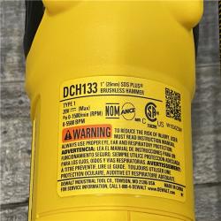 AS-IS DEWALT 20V MAX Cordless Brushless 1 in. SDS Plus D-Handle Concrete and Masonry Rotary Hammer (Tool Only)