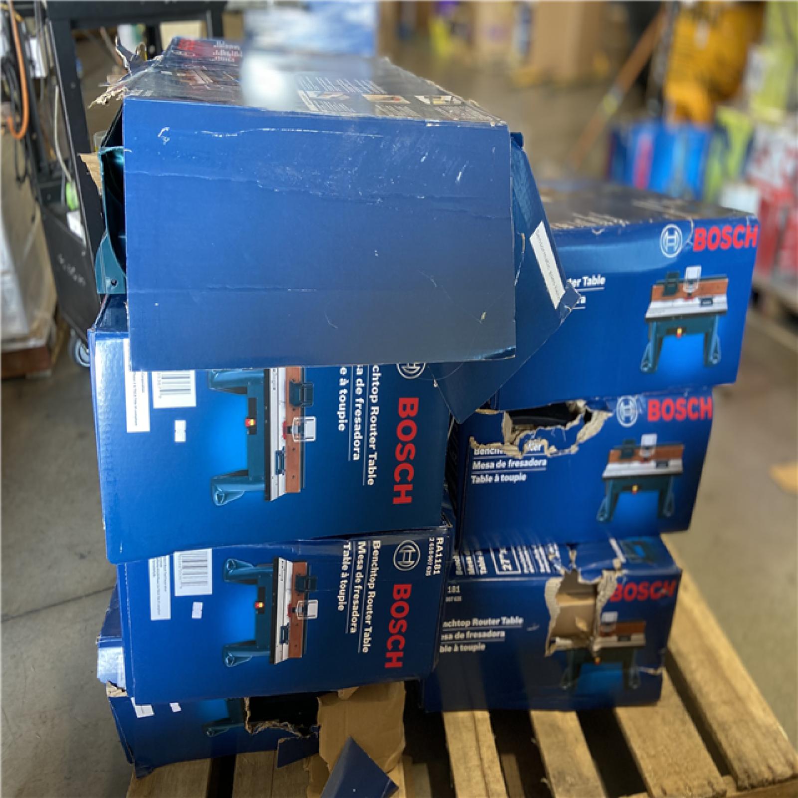 DALLAS LOCATION - Bosch 27 in. x 18 in. Aluminum Top Benchtop Router Table with 2-1/2 in. Vacuum Hose Port  (7 UNITS)