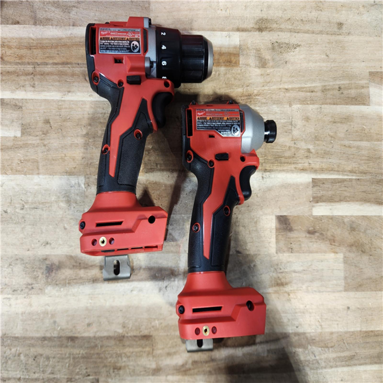 HOUSTON LOCATION - AS-IS Milwaukee 18V Lithium-Ion Brushless Cordless Compact Drill/Impact Combo Kit