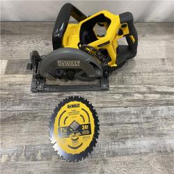 AS-IS DEWALT FLEXVOLT 60V MAX Cordless Brushless 7-1/4 in. Wormdrive Style Circular Saw (Tool Only)
