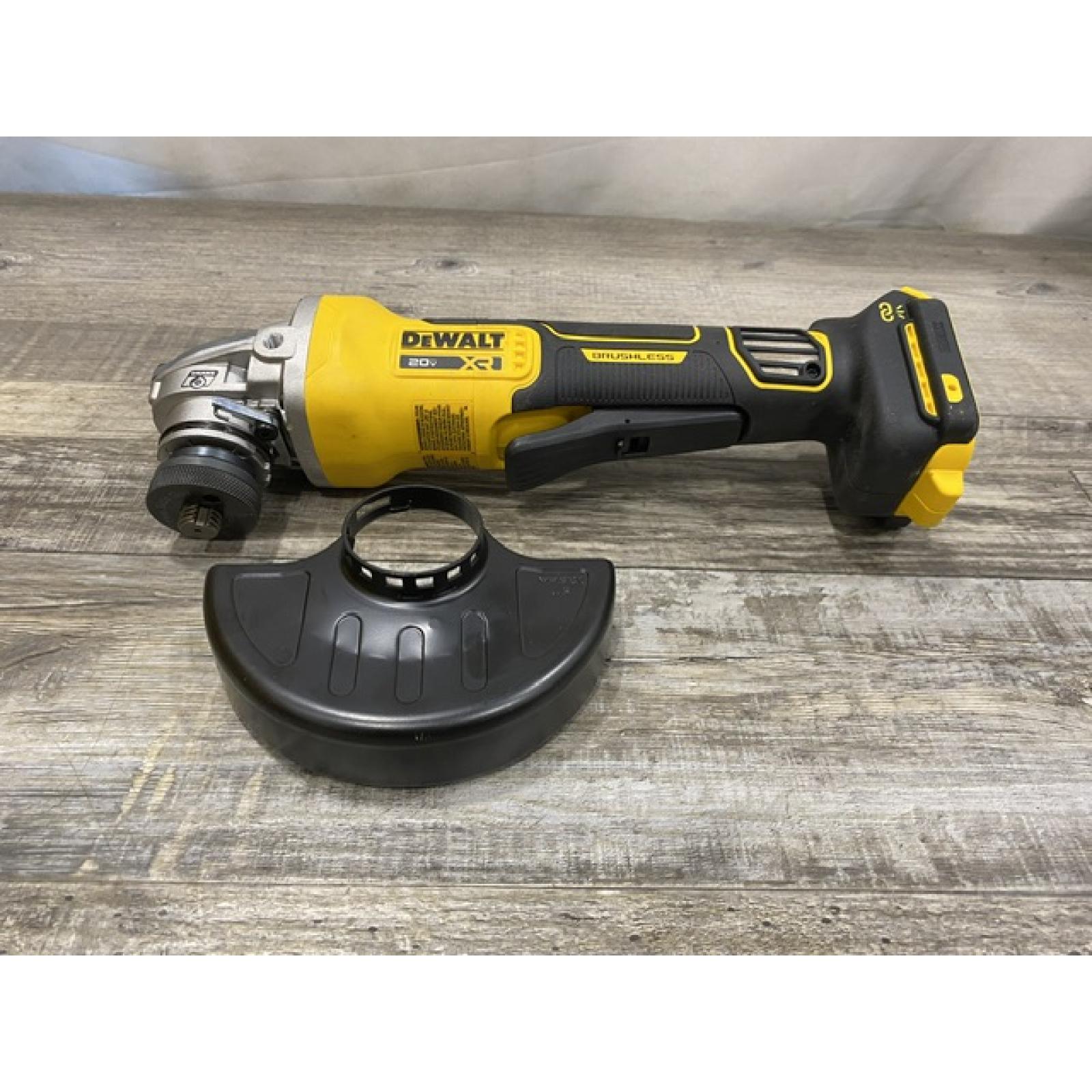 AS-IS DEWALT 20V XR Cordless 4-1/2. in. to 5 in. Variable Speed Angle Grinder (Tool Only)
