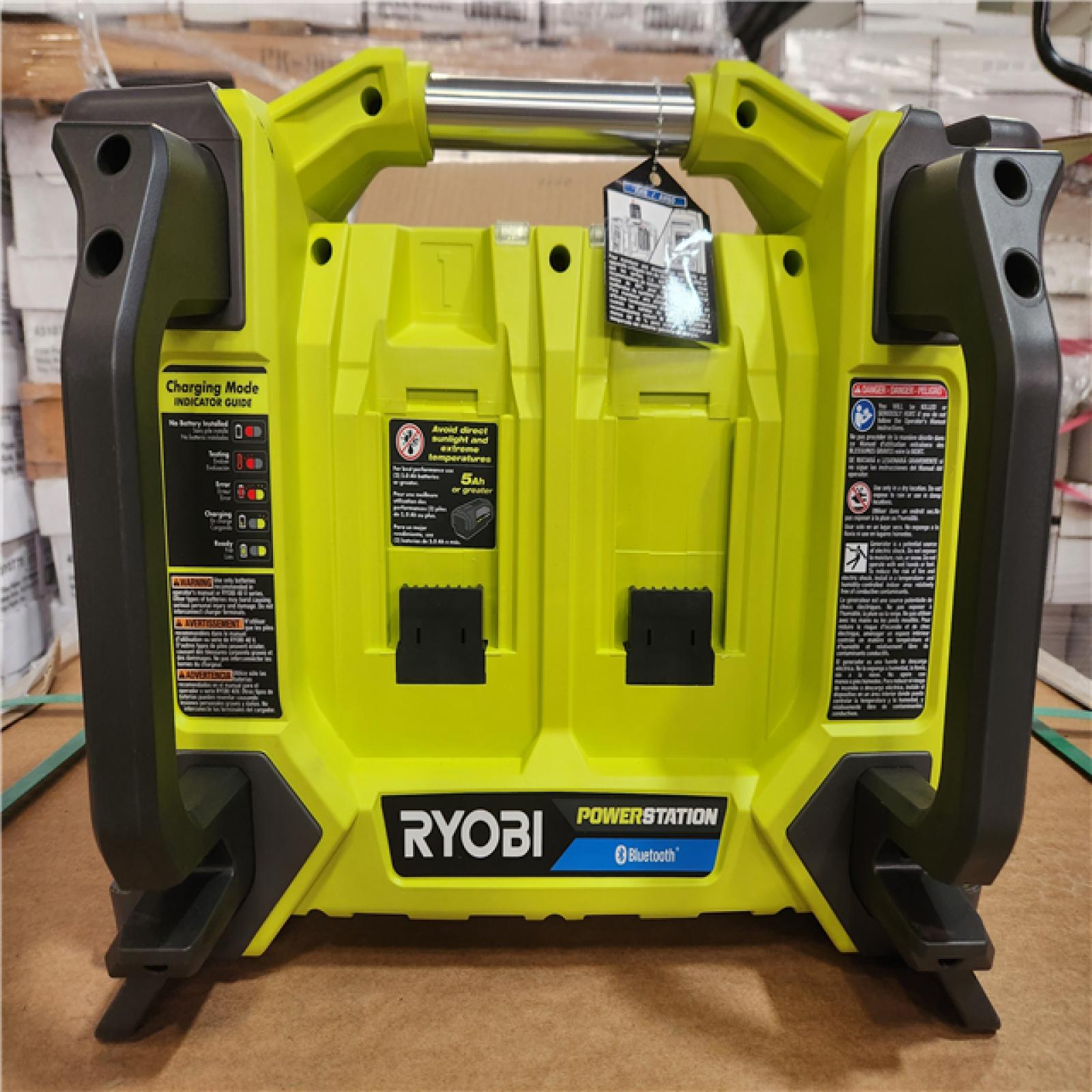 Phoenix NEW RYOBI 40V 1800-Watt Portable Battery Inverter Power Station and 4-Port Charger (Tool Only)