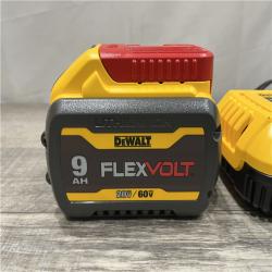 AS-IS DEWALT 20V/60V MAX FLEXVOLT Lithium-Ion 9.0Ah Battery and Charger Starter Kit