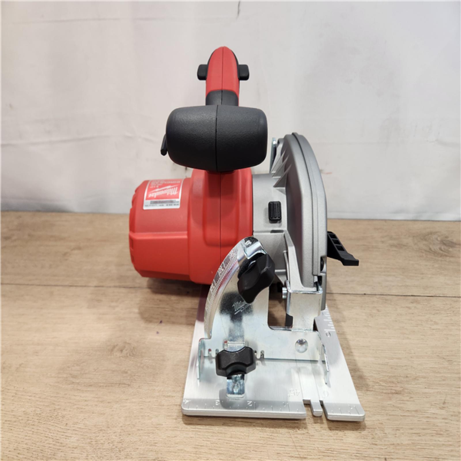 AS-IS- Milwaukee FUEL 18V Lithium-Ion Brushless Cordless 6-1/2 in. Circular Saw (Tool-Only)