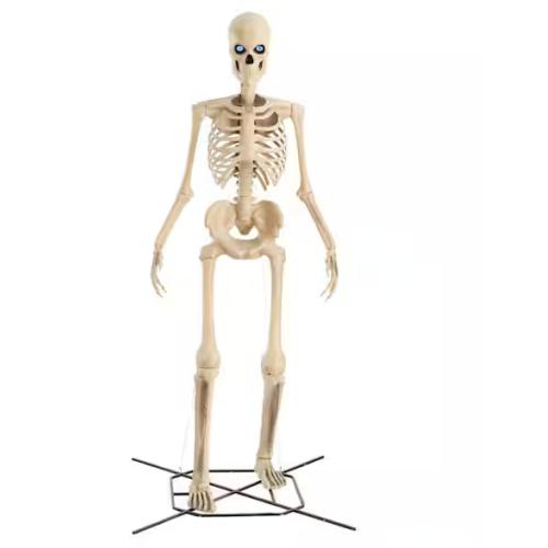 DALLAS LOCATION - Home Accents Holiday 12 ft. Grave & Bones Giant-Sized Skelly with LifeEyes™ LCD Eyes