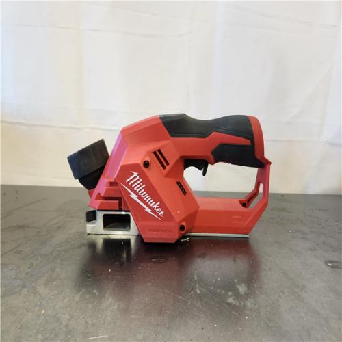 AS-IS- M12 12V Lithium-Ion Brushless Cordless 2 in. Planer (Tool-Only)