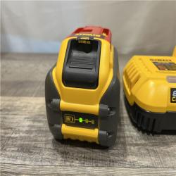 AS-IS DEWALT 20V/60V MAX FLEXVOLT Lithium-Ion 9.0Ah Battery and Charger Starter Kit