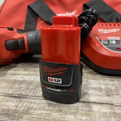 AS-IS Milwaukee 12V Lithium-Ion HACKZALL Cordless Reciprocating Saw Kit