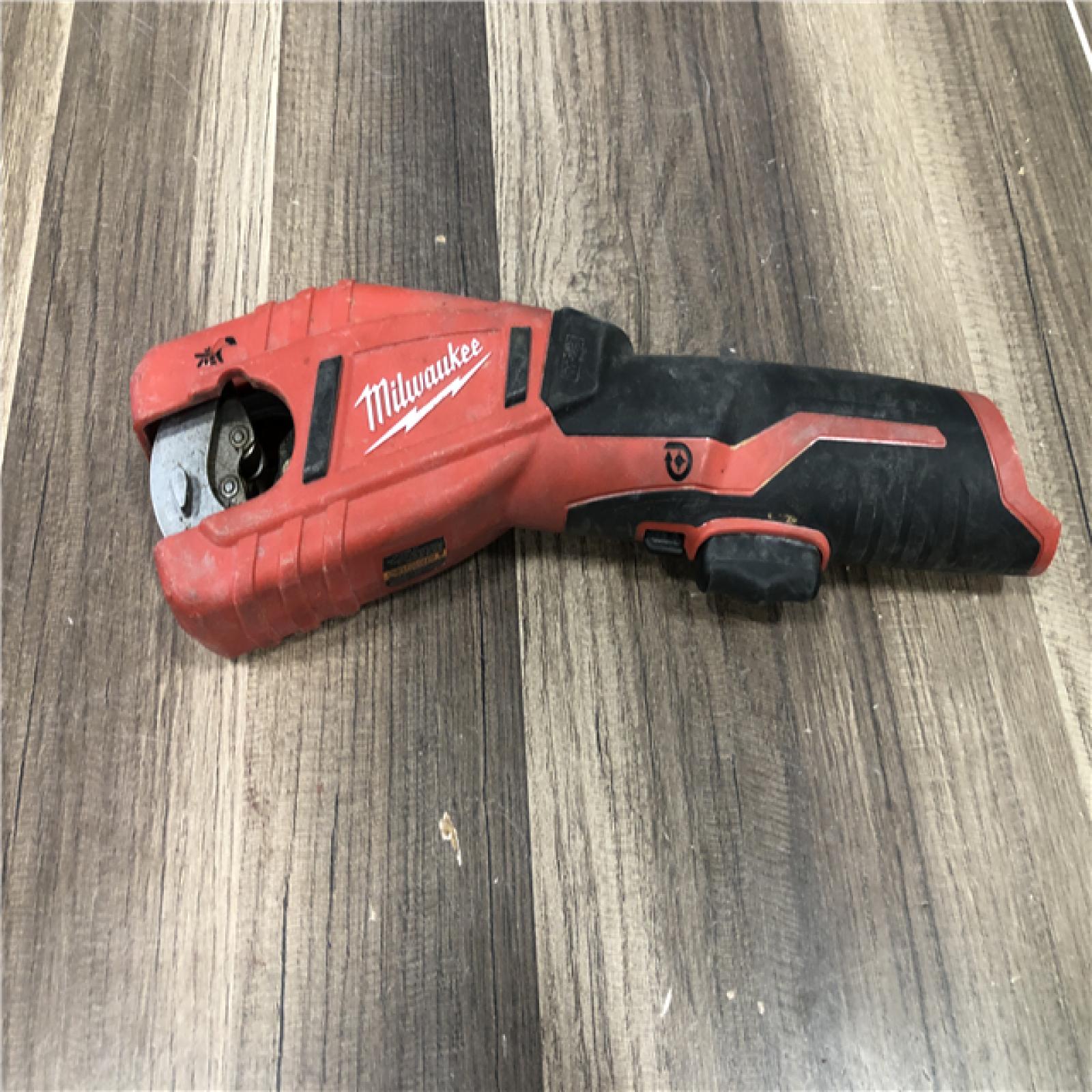 AS-IS Milwaukee M12 12V Lithium-Ion Cordless Copper Tubing Cutter (Tool-Only)