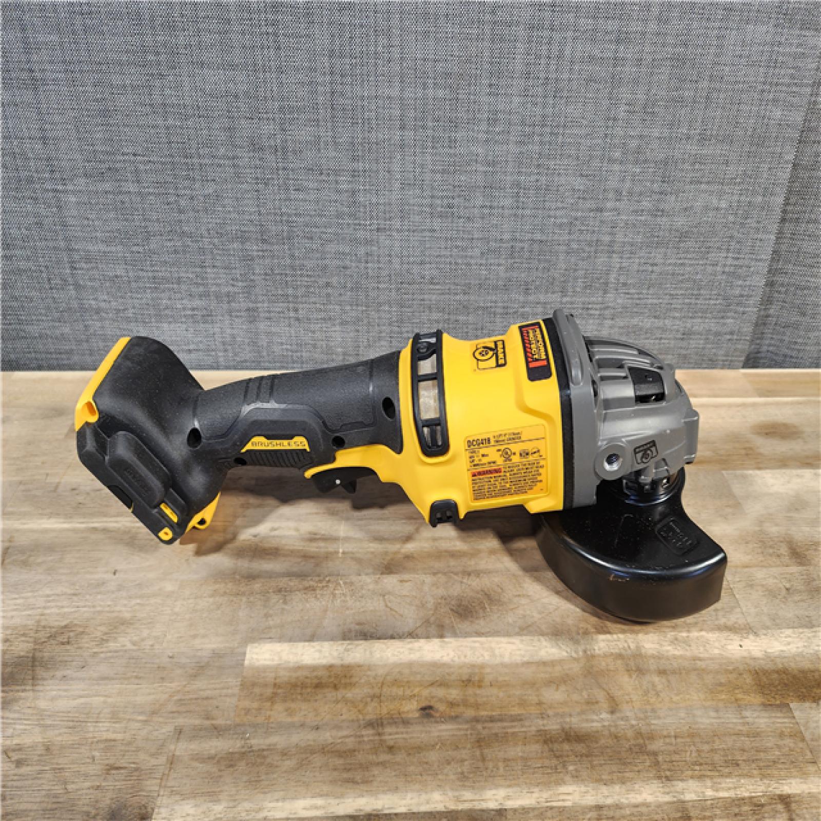 HOUSTON LOCATION - AS-IS DEWALT 60V MAX Cordless Brushless 4.5 in. to 6 in. Small Angle Grinder with Kickback Brake (Tool Only)