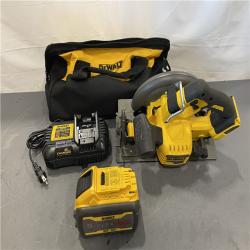 AS-IS - DEWALT FLEXVOLT 60V MAX Brushless 7-1/4 Sidewinder Circular Saw with Brake Kit