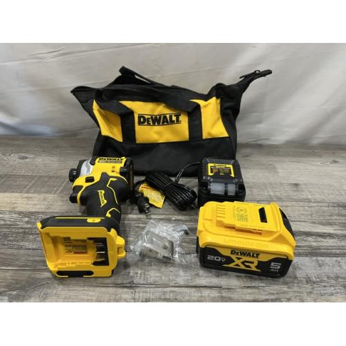 AS-IS DEWALT ATOMIC 20V MAX Lithium-Ion Cordless 1/4 in. Brushless Impact Driver Kit