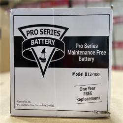NEW! - BATTERY B12-100 PRO SERIES MAINTENANCE