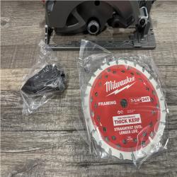 AS-IS Milwaukee FUEL 18V Lithium-Ion Brushless Cordless 7-1/4 in. Circular Saw (Tool-Only)