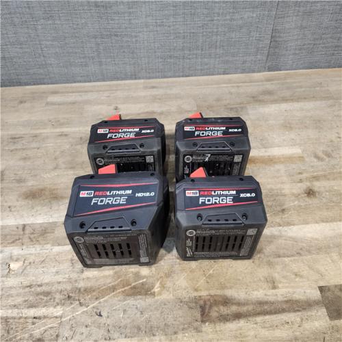 HOUSTON LOCATION - AS-IS MILWAUKEE FORGE BATTERY PACK QTY - 4