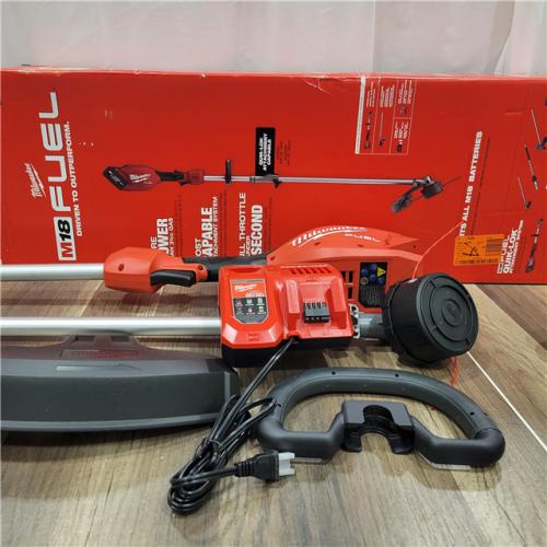 AS-IS MILWAUKEE M18 FUEL 18V 16 in. Brushless Cordless Powered String Trimmer W/QUIK-LOK Attachment Capability
