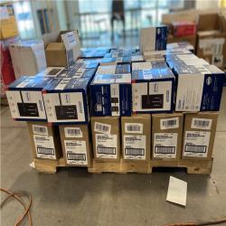 DALLAS LOCATION - Schlage Century Matte Black Touch Keyless Touchscreen Door Lock with Latitude Handle - 55 UNITS