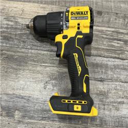 AS-IS DEWALT ATOMIC 20V Lithium-Ion Cordless 1/2 in. Hammer Drill Kit