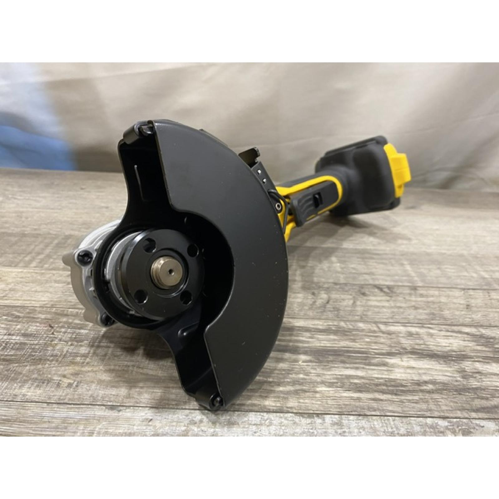 AS-IS DEWALT 20V MAX Cordless Brushless 4-1/2 in. Angle Grinder with Paddle Switch (Tool Only)