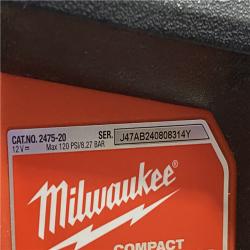 AS-IS Milwaukee 12-Volt Lithium-Ion Cordless Electric Portable Inflator Kit