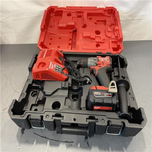 AS-IS - Milwaukee M18 FUEL 18-Volt Lithium-Ion Brushless Cordless 1/2 in. Hammer Drill/Driver Kit