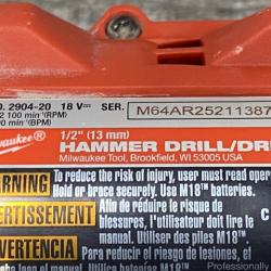 AS-IS Milwaukee FUEL 18V Lithium-Ion Brushless Cordless Hammer Drill and Impact Driver Combo Kit