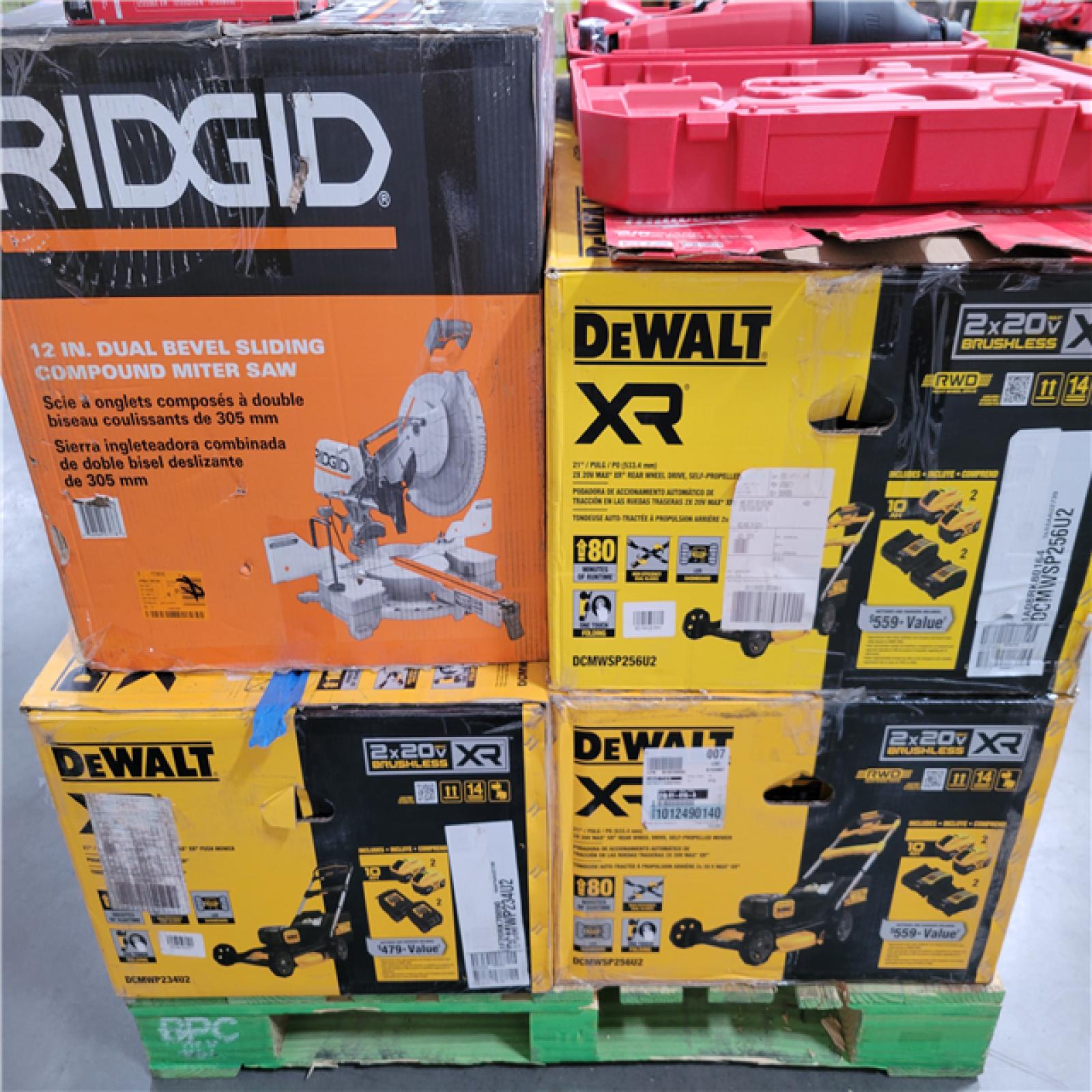 CALIFORNIA AS-IS TOOL PALLET