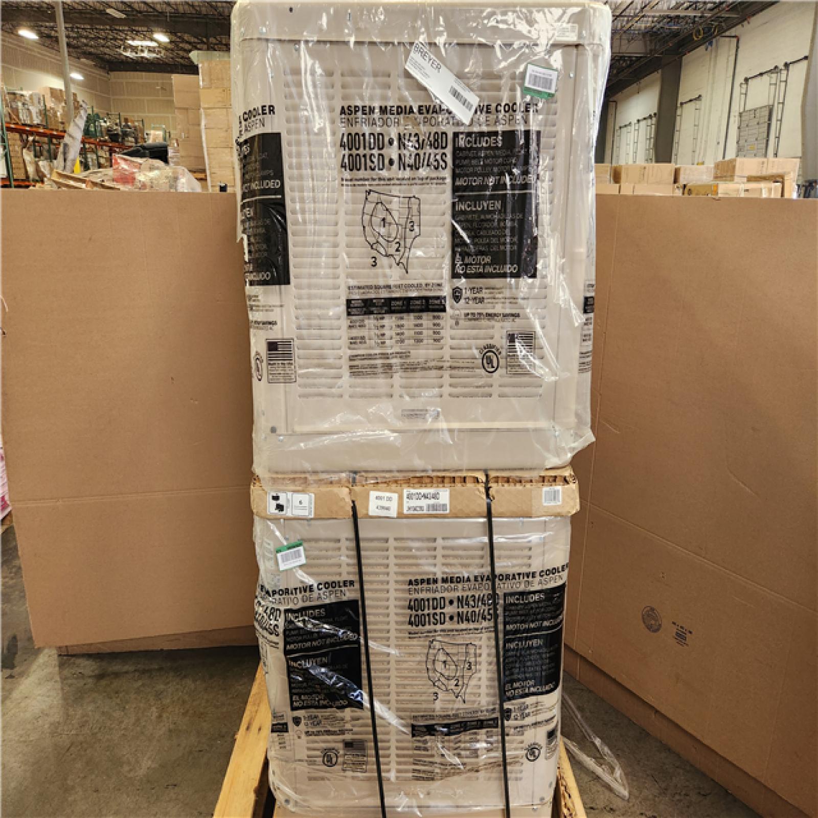 Phoenix AS-IS Champion Cooler 4600 & 4900 CFM Side-Draft Wall/Roof Evaporative Cooler for 1700 sq. ft. &1800 sq. ft. (Motor Not Included)