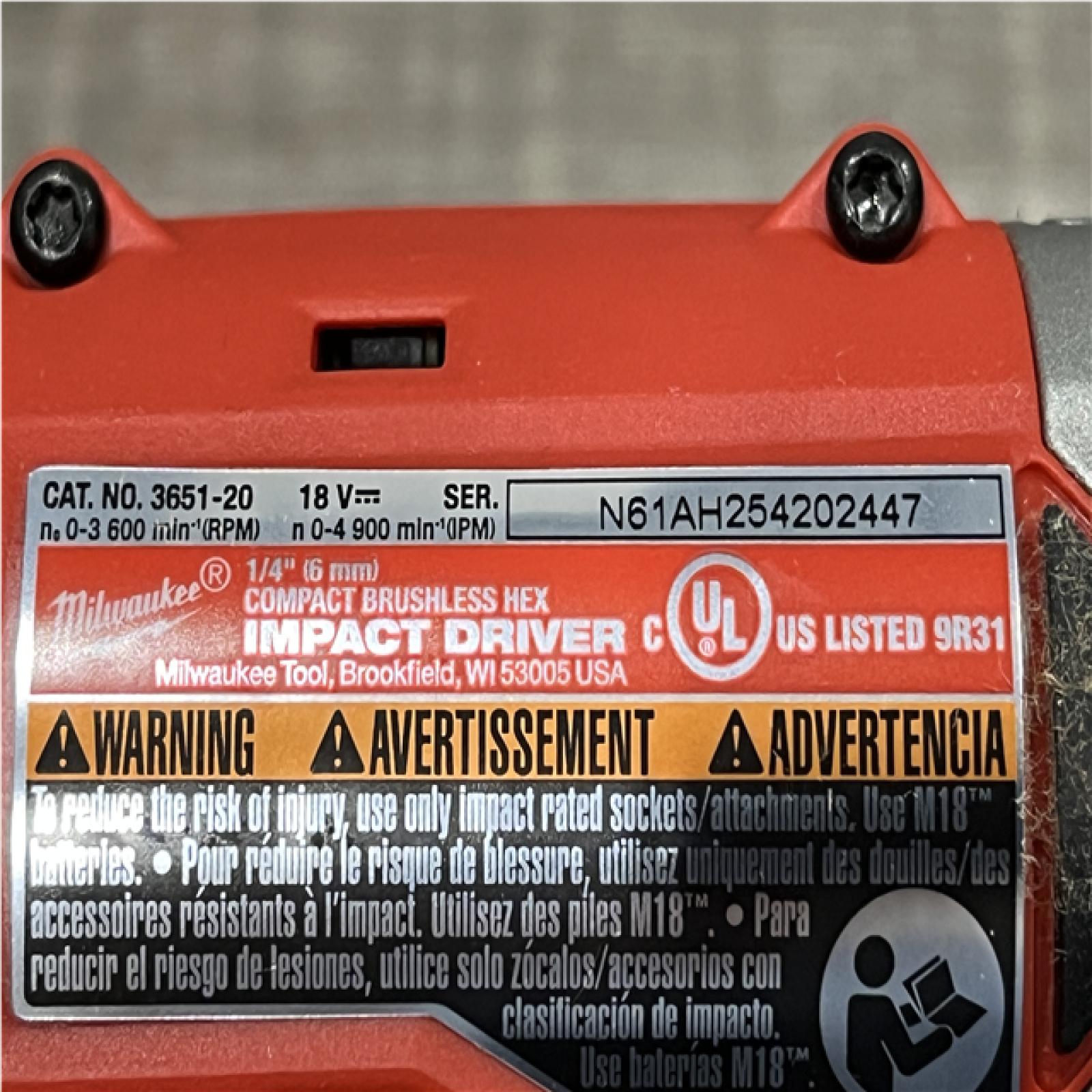 AS-IS Milwaukee 18-Volt Lithium-Ion Brushless Cordless (4-Tool) Combo Kit