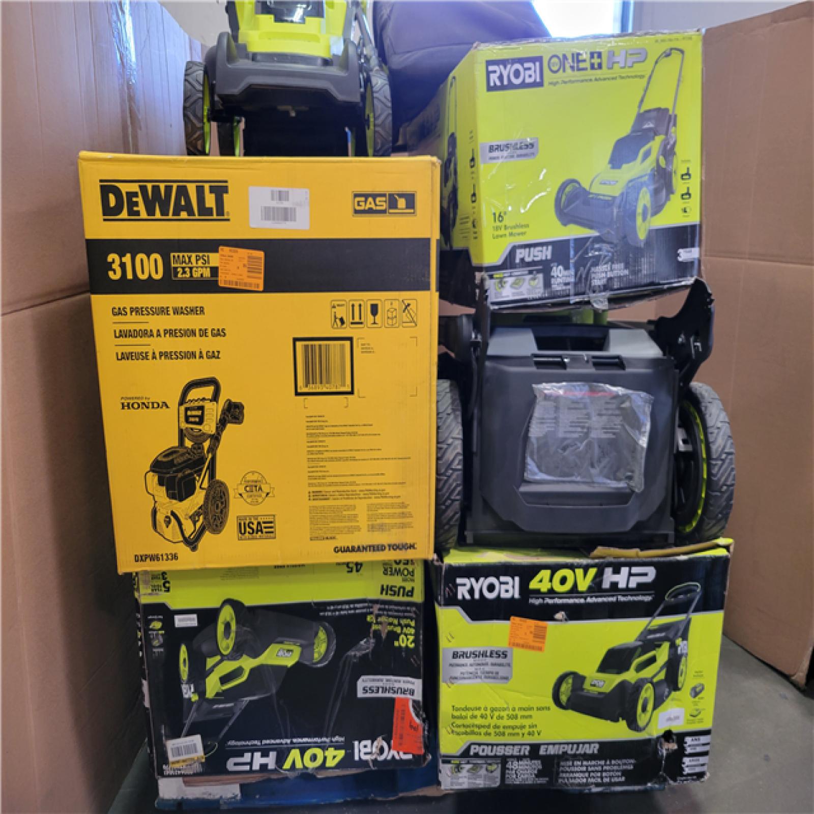 CALIFORNIA AS-IS OUTDOOR POWER EQUIPMENT