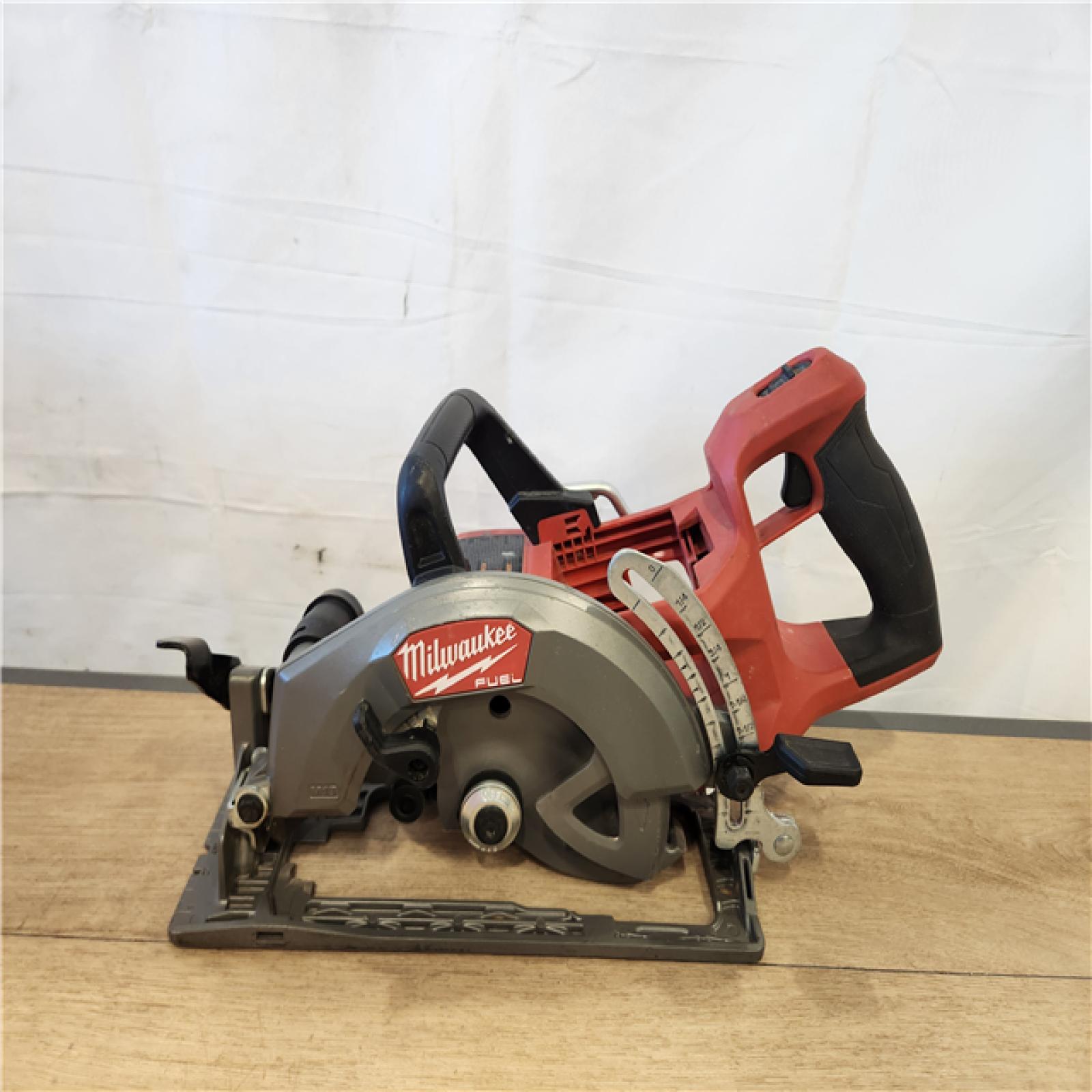 AS-IS- Milwaukee  FUEL 18V Lithium-Ion Cordless 7-1/4 in. Rear Handle Circular Saw (Tool-Only)