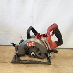 AS-IS- Milwaukee  FUEL 18V Lithium-Ion Cordless 7-1/4 in. Rear Handle Circular Saw (Tool-Only)