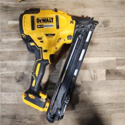 HOUSTON LOCATION - AS-IS DEWALT 20V MAX XR 15 Ga. Cordless 34 Deg Nailer 20 V
