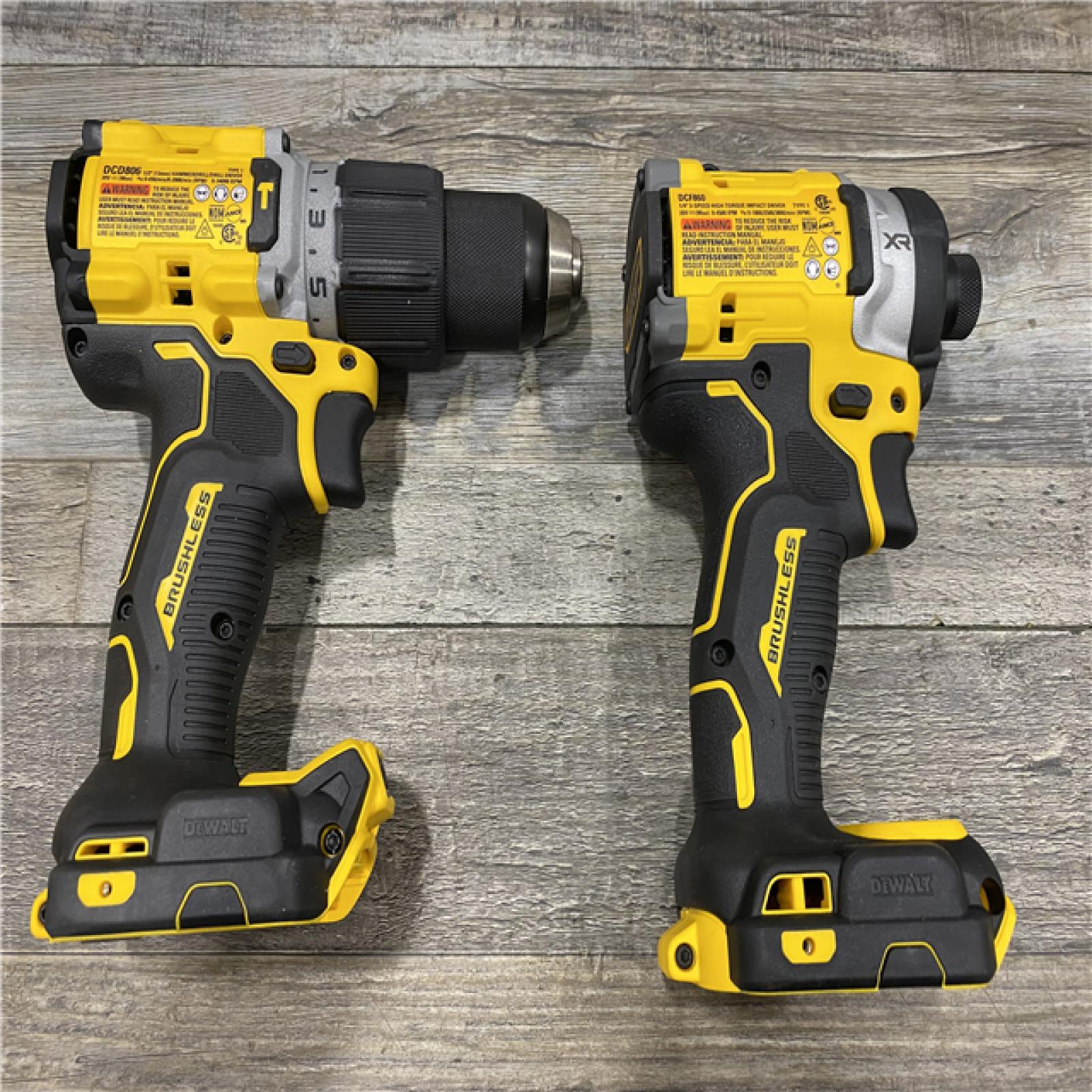 AS-IS DEWALT 20V XR Lithium-Ion Cordless 2-Tool Combo Kit
