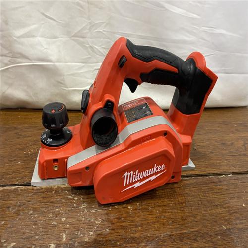 AS-IS Milwaukee M18 18-Volt Lithium-Ion Cordless 3-1/4 in. Planer (Tool-Only)