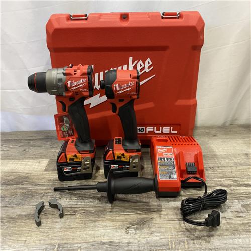 AS-IS Milwaukee FUEL 18V Lithium-Ion Brushless Cordless Hammer Drill & SURGE Impact Driver Combo Kit