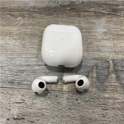 AS-IS Apple - AirPods (3rd generation) with Lightning Charging Case - White